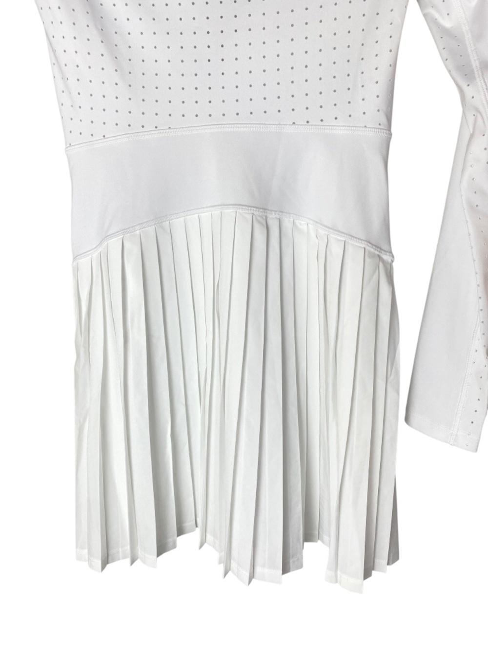 Wilson All Court Long Sleeve Tennis Dress in White Size XS - Picture 6 of 11